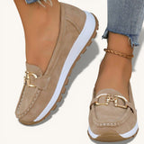 Elena | Flache Loafer mit edler Schnalle