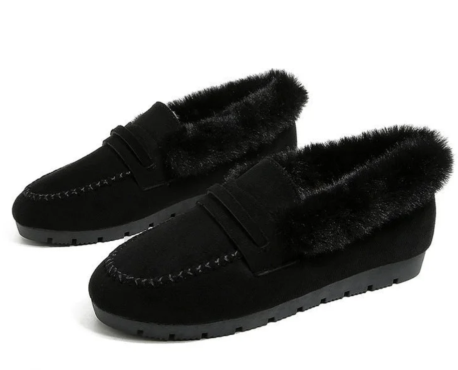 Cécile | Loafer mit Kunstfell