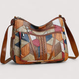 Isabella | Mosaikverzierte Lederhandtasche für zeitlose Eleganz