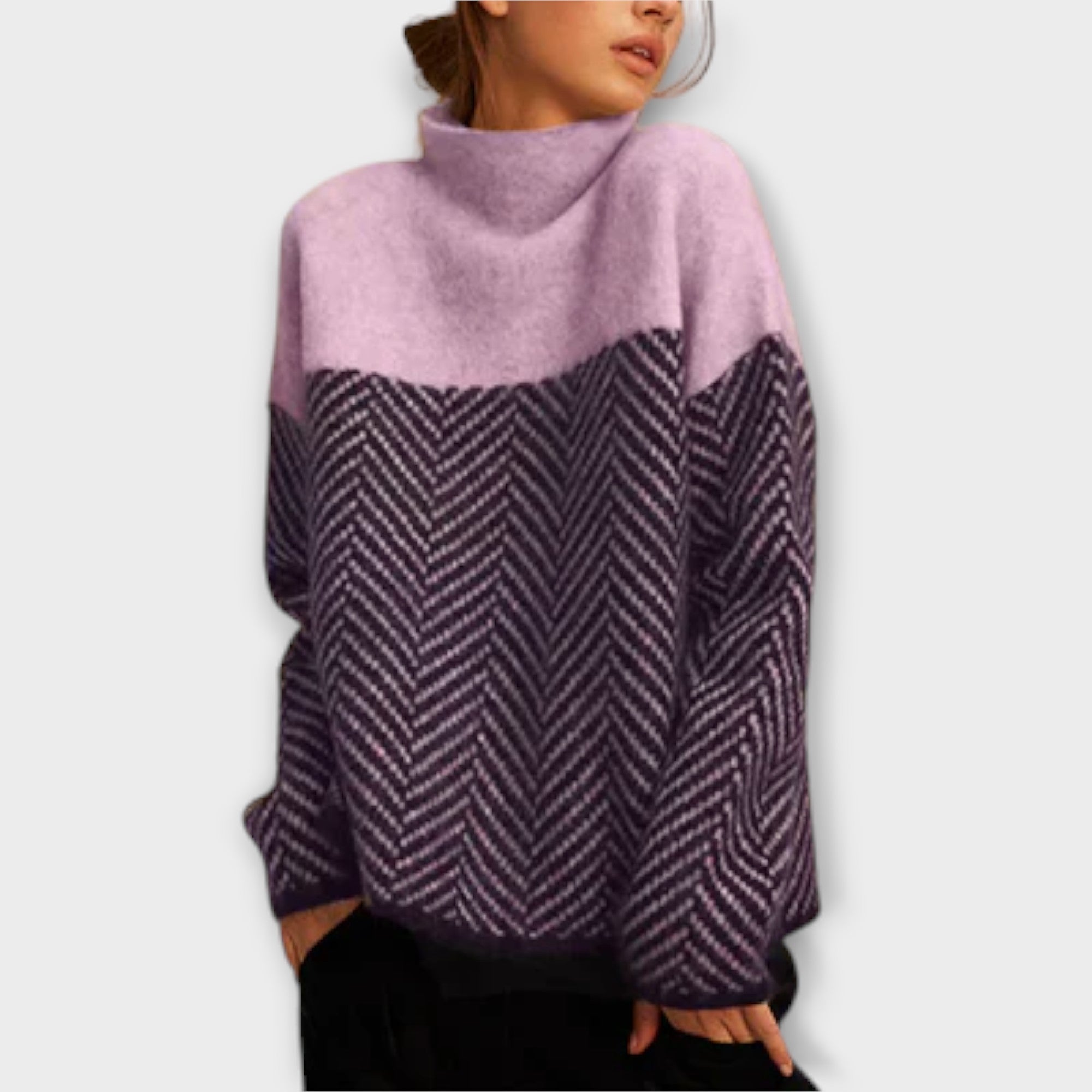 Aurora | Luxuriöser Cashmere-Rollkragenpullover für zeitlose Eleganz