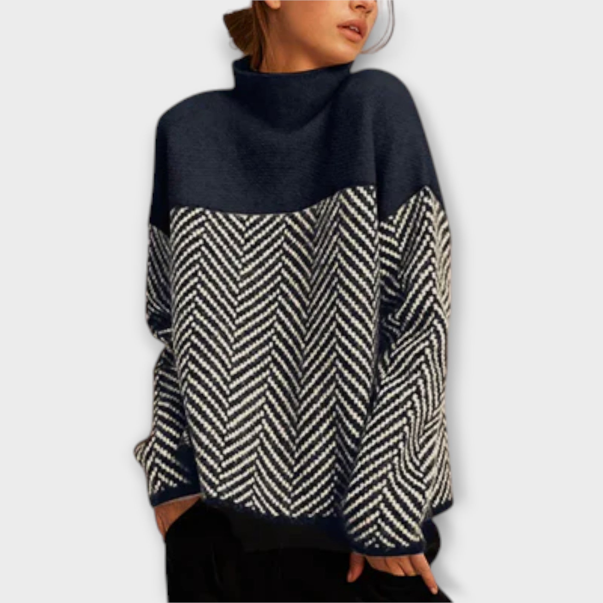 Aurora | Luxuriöser Cashmere-Rollkragenpullover für zeitlose Eleganz