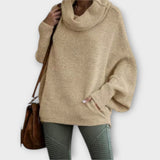 Ulrike | Anmutiger Damenpullover in luxuriösem Schildpatt-Design