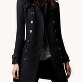 Nadia | Zeitloser Trenchcoat aus edelster Baumwolle