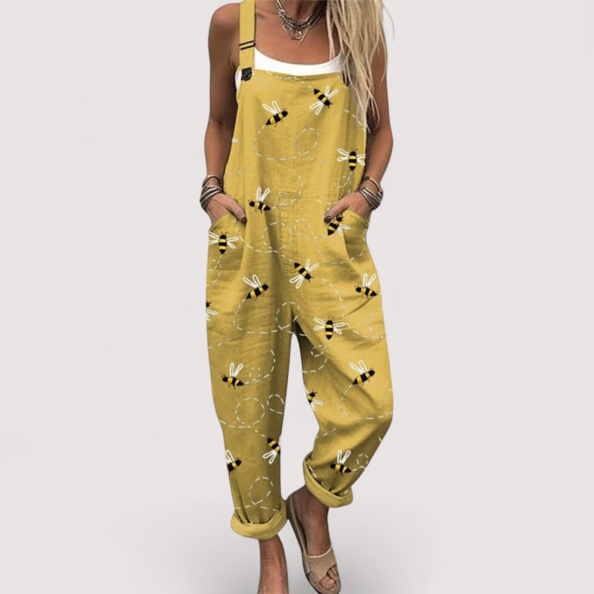 Melina | Exquisiter, künstlerischer Jumpsuit für anspruchsvolle Eleganz