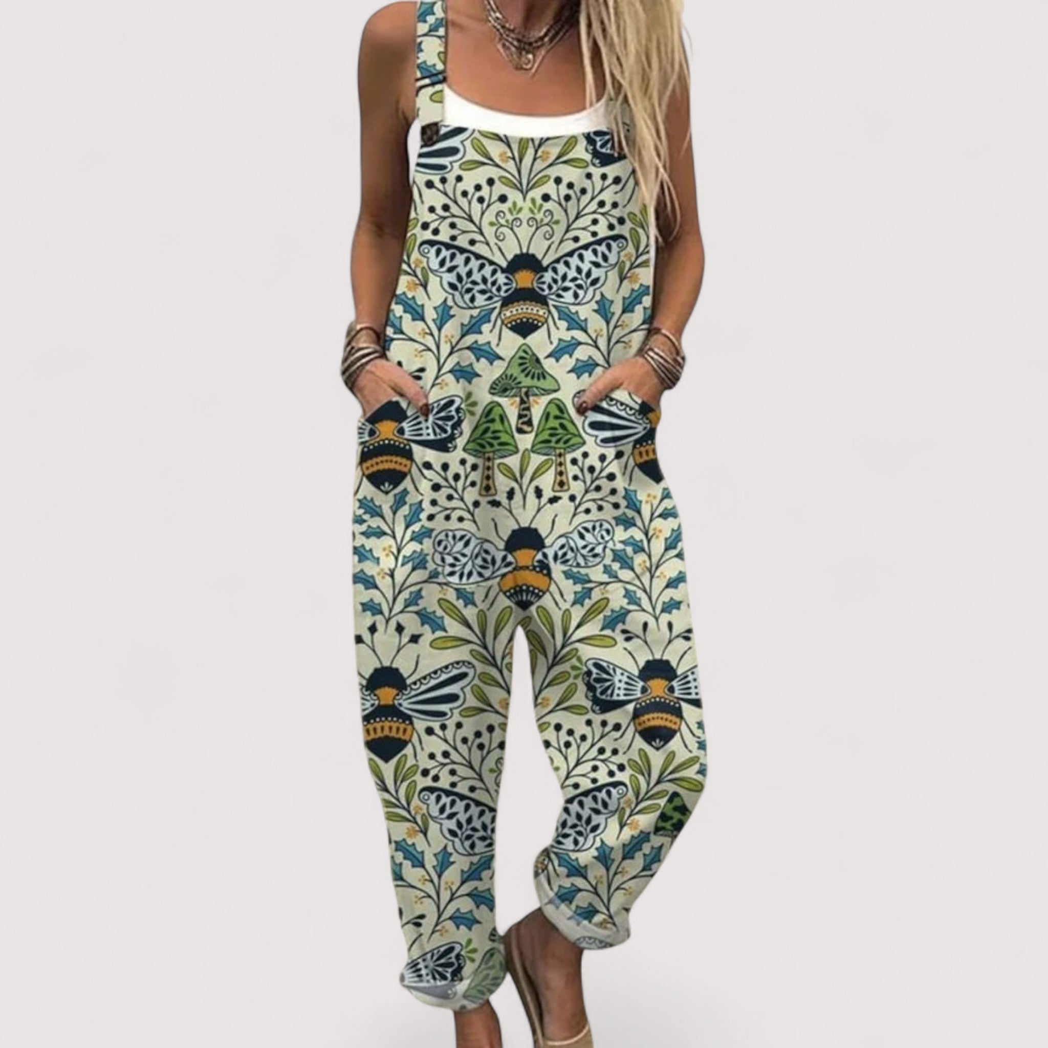 Melina | Exquisiter, künstlerischer Jumpsuit für anspruchsvolle Eleganz