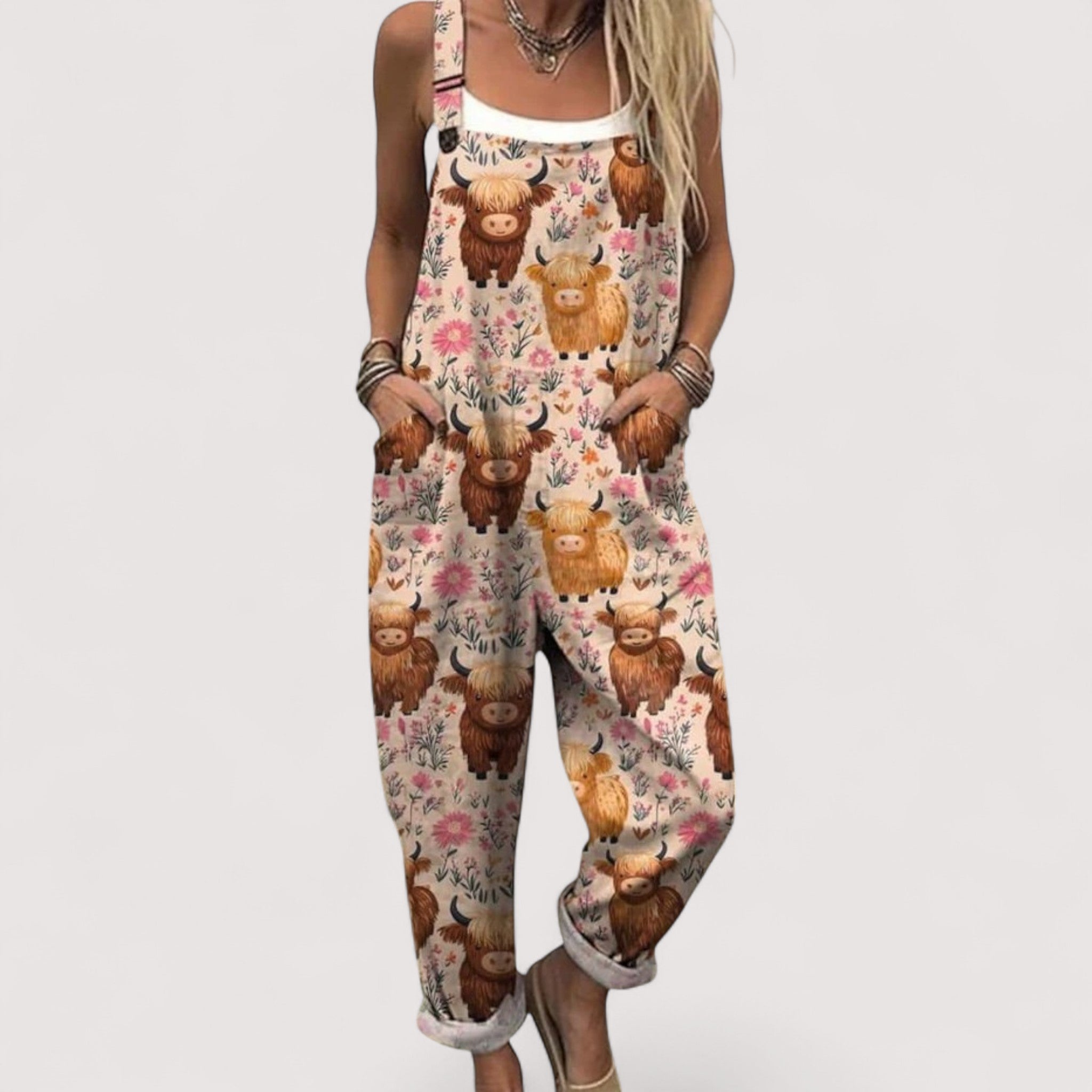 Melina | Exquisiter, künstlerischer Jumpsuit für anspruchsvolle Eleganz