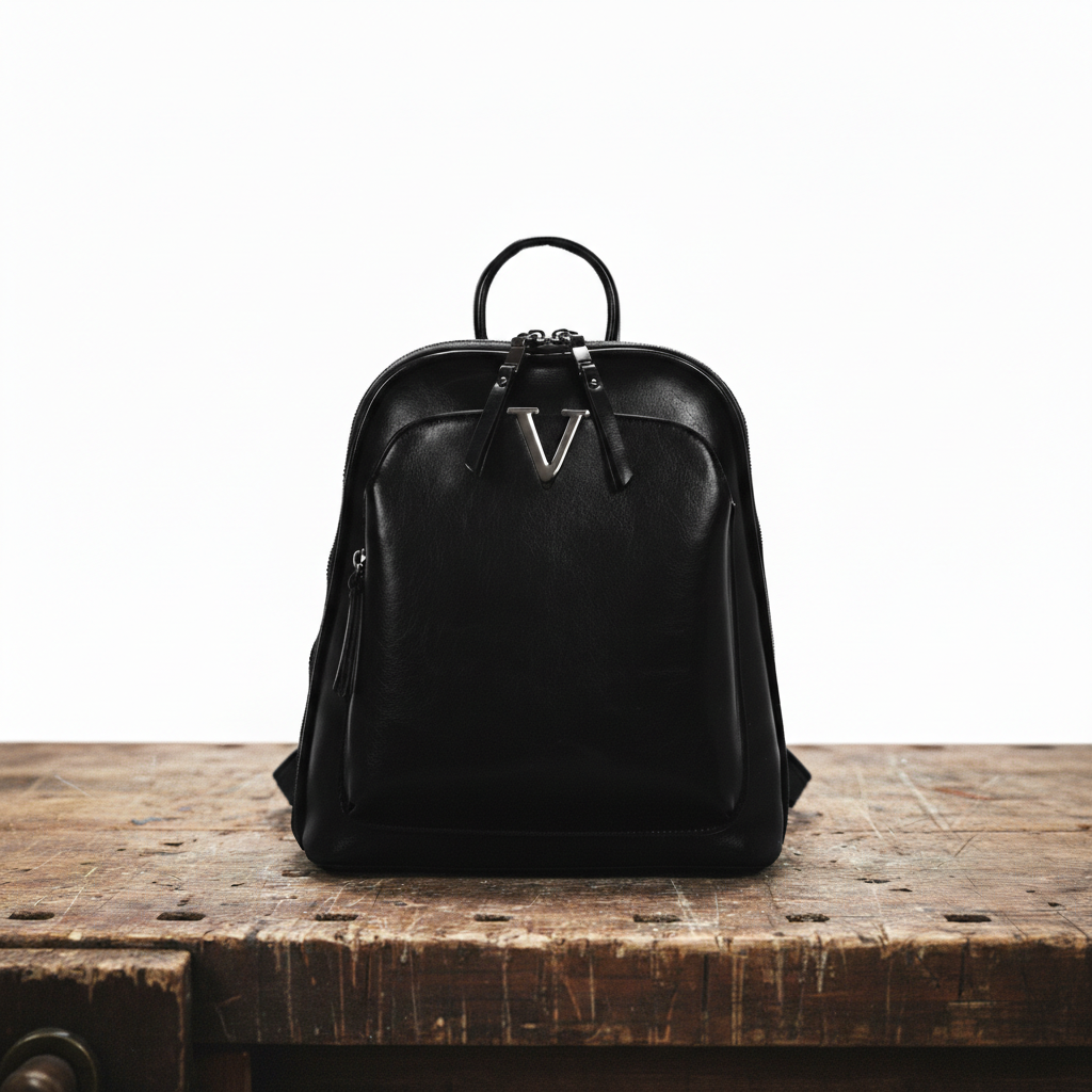 Alexandra | Doppelt veredelt: Luxus-Rucksack mit Reißverschluss