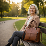 Maya | Zeitlose Schultertasche aus feinstem Leder
