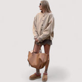 Mila | Handtasche mit exquisiter seitlicher Raffung