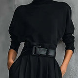 JULIETTE | Exquisites Ensemble aus Rollkragenpullover und eleganter Hose