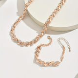Juliette | Set aus strahlender Halskette und exquisitem Armband