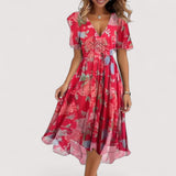 Loretta | Zauberhaftes Sommerkleid aus edelster Seide