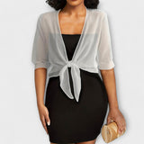 Olivia | Elegante Bluse mit verführerischer Offenvorderseite