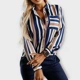 Emilia | Elegante gestreifte Bluse für entspannte Momente
