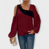 Sofia | Elegante Bluse mit exquisitem quadratischen Ausschnitt