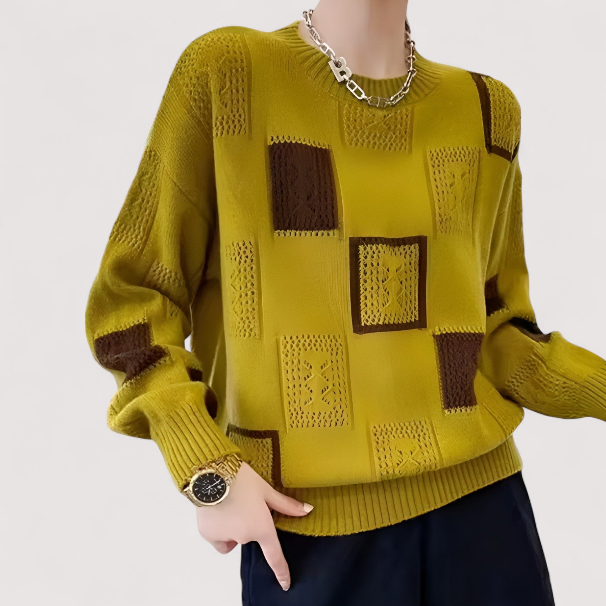 Ornella | Luxuriöser Strickpullover aus feinstem Kaschmir