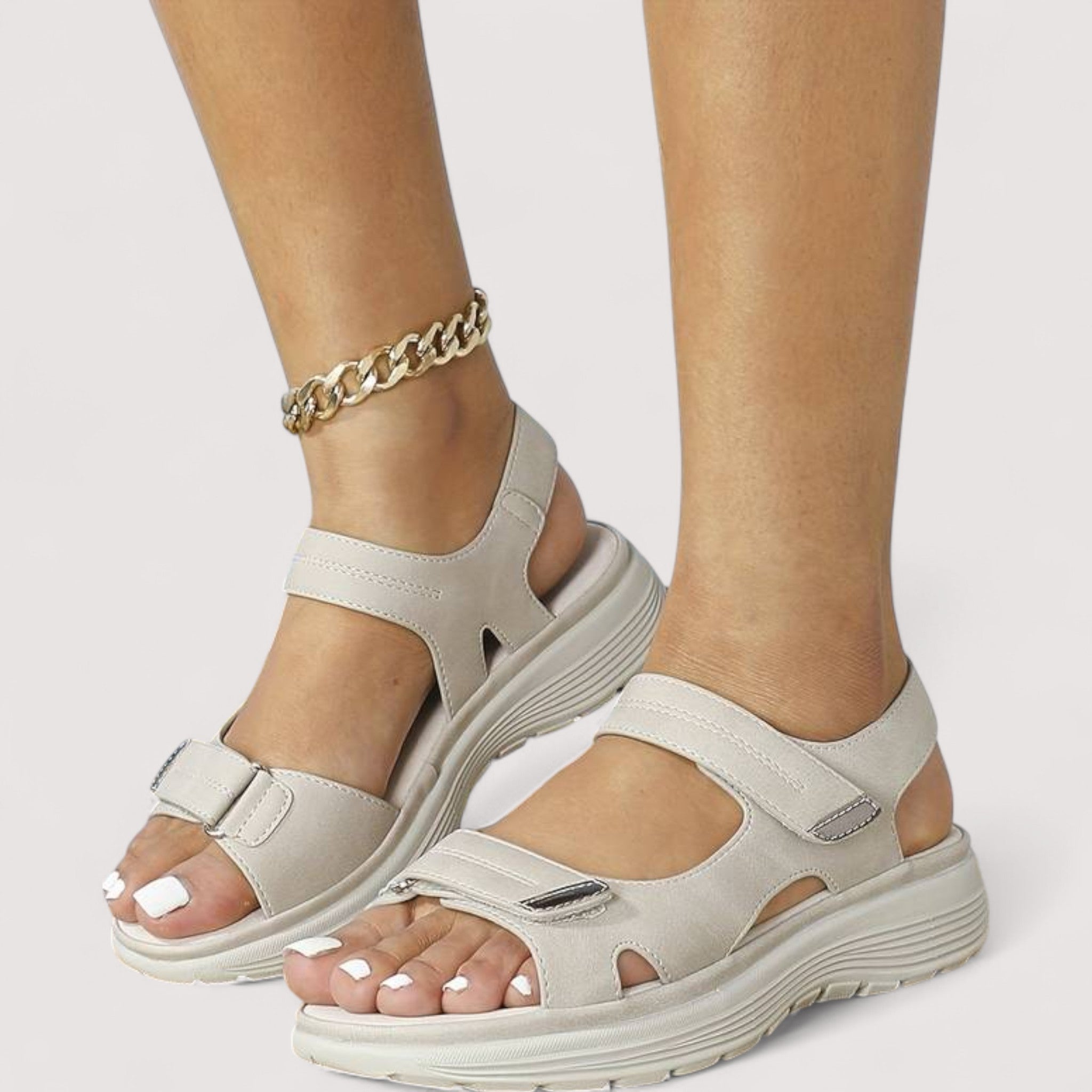 Carla | Elegante orthopädische Sandalen aus feinstem Leder
