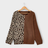 Marina | Eleganter Pullover im luxuriösen Leo-Muster