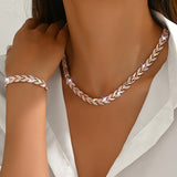 Juliette | Set aus strahlender Halskette und exquisitem Armband
