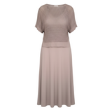 Claudia | Elegantes Sommerkleid mit exquisitem Strickoberteil