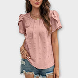Charlotte | Die exquisite Polka-Dot-Bluse für zeitlose Eleganz