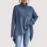 Laila | Eleganter Oversized-Polo-Pullover aus feinstem Cashmere