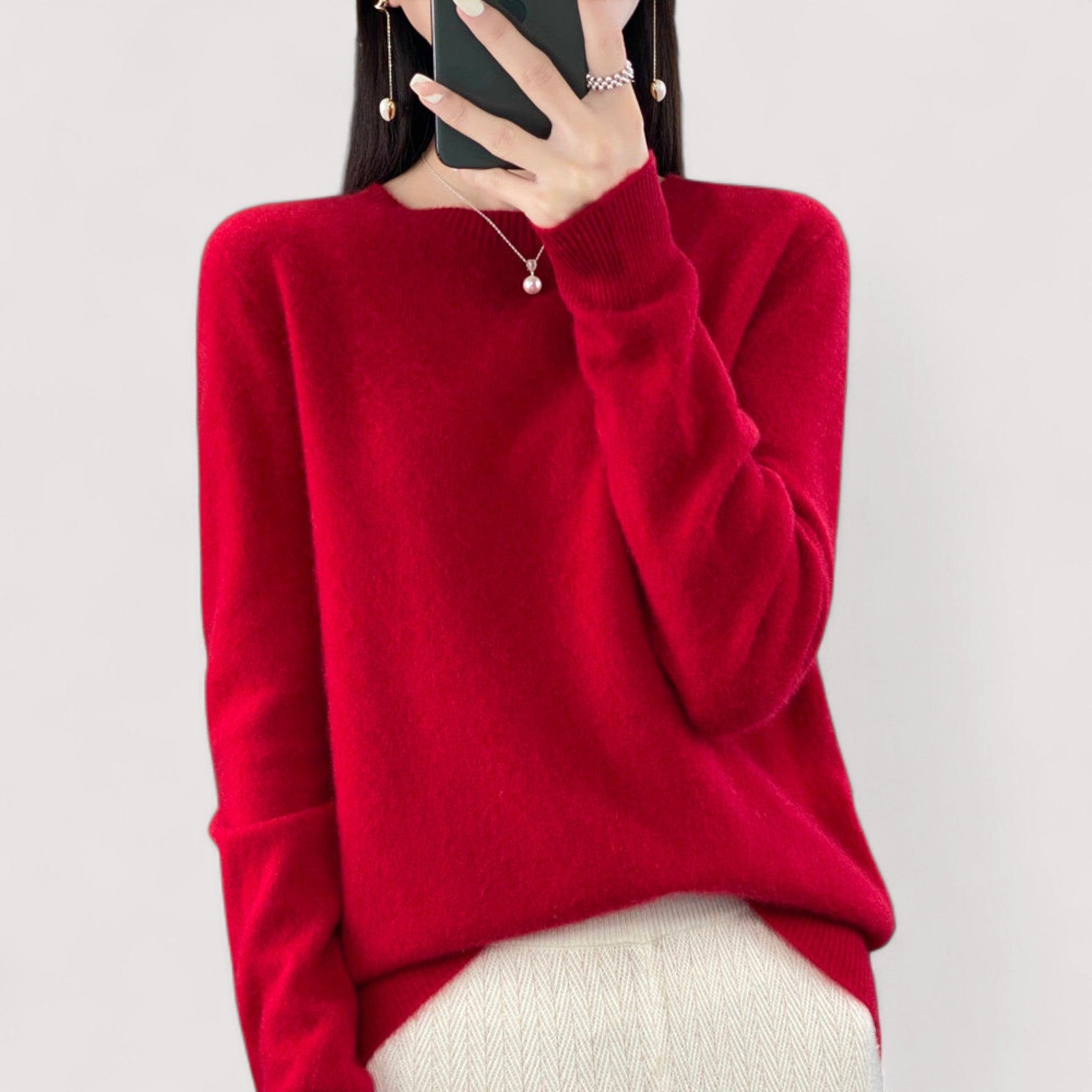 Priska | Eleganter Pullover für stilvolle Wintertage