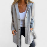 Jasmine | Elegante Freizeitjacke mit luxuriöser Kapuze