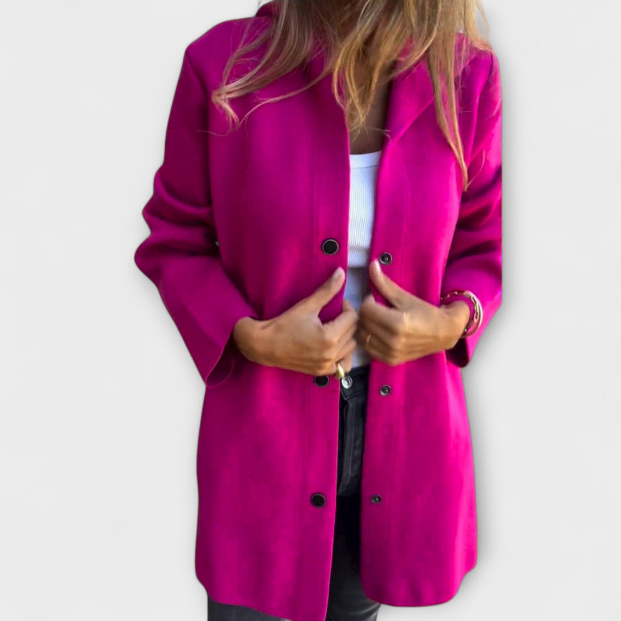Jasmine | Elegante Freizeitjacke mit luxuriöser Kapuze