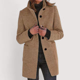 Amina | Eleganter Wollmix-Mantel für zeitlose Sophistication