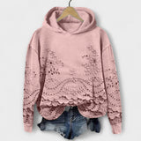 Anneliese | Vintage-Hoodie mit floraler Eleganz