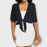 Olivia | Elegante Bluse mit verführerischer Offenvorderseite