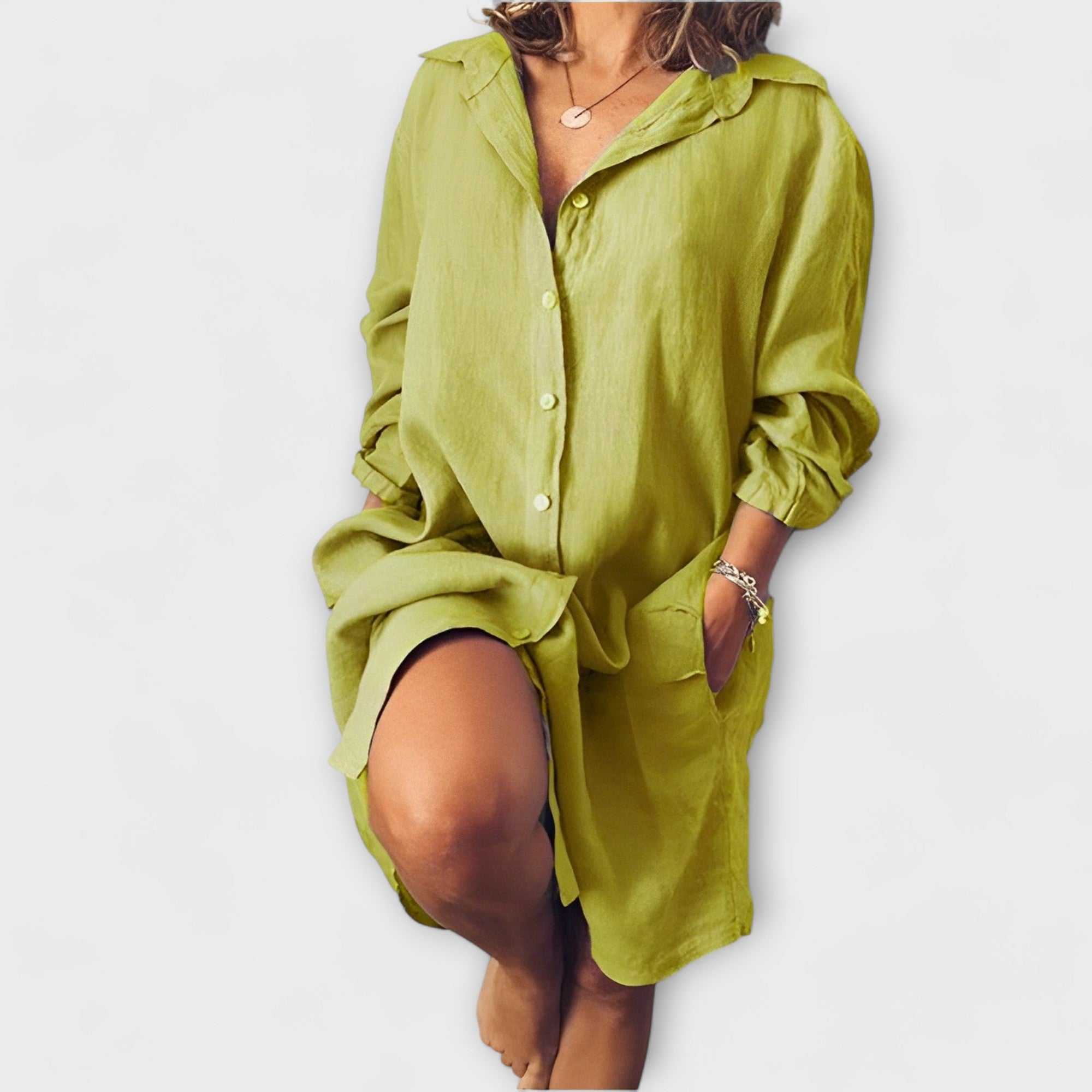 Aurélie | Elegante Leinenbluse für unvergessliche Alltagsmomente