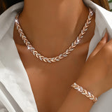 Juliette | Set aus strahlender Halskette und exquisitem Armband