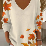 Beatrice | Eleganter Pullover mit V-Ausschnitt in lebhaften Farben