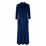 Rubina | Elegantes Langarmkleid aus edelster Seide