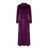 Rubina | Elegantes Langarmkleid aus edelster Seide