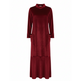 Rubina | Elegantes Langarmkleid aus edelster Seide