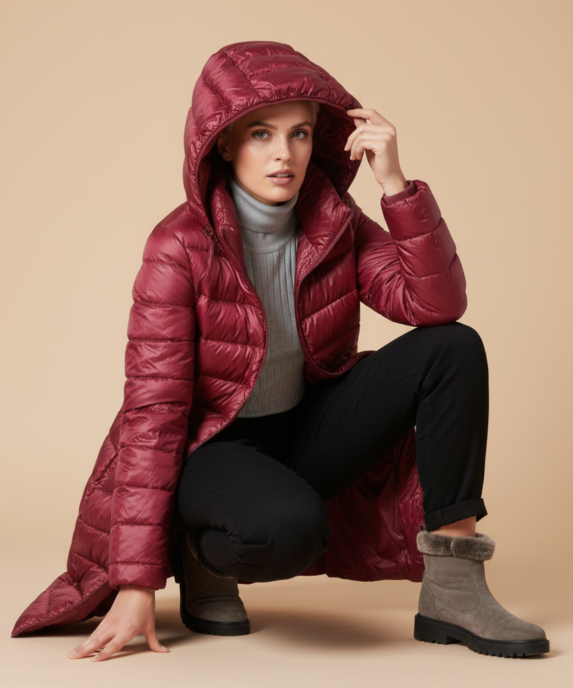 Erika | Federleichte Daunenjacke für anspruchsvolle Eleganz