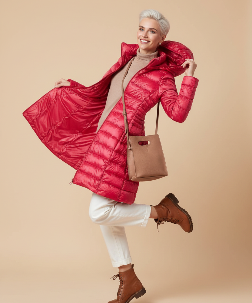 Erika | Federleichte Daunenjacke für anspruchsvolle Eleganz