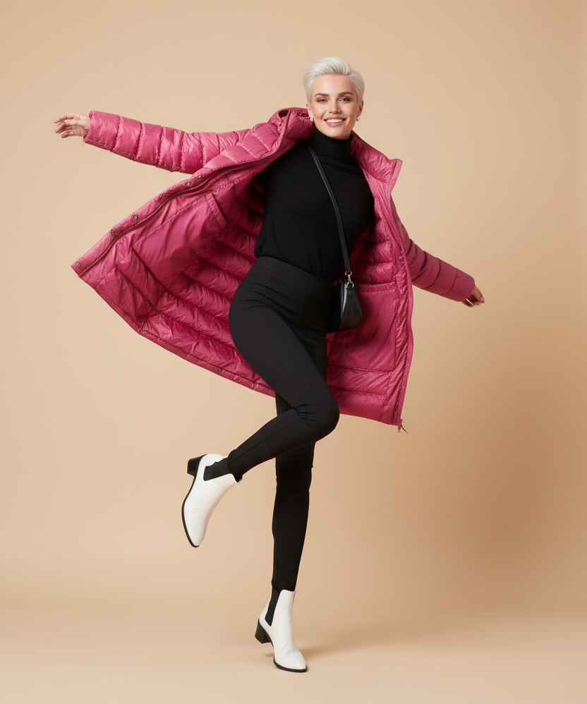 Erika | Federleichte Daunenjacke für anspruchsvolle Eleganz