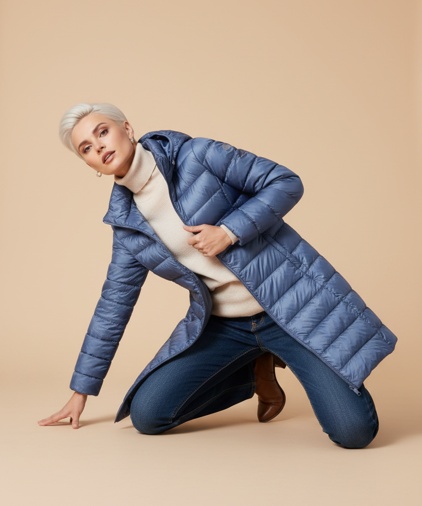 Erika | Federleichte Daunenjacke für anspruchsvolle Eleganz