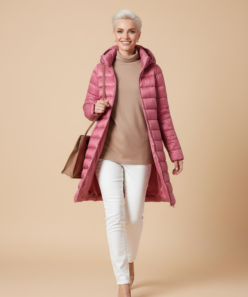 Erika | Federleichte Daunenjacke für anspruchsvolle Eleganz