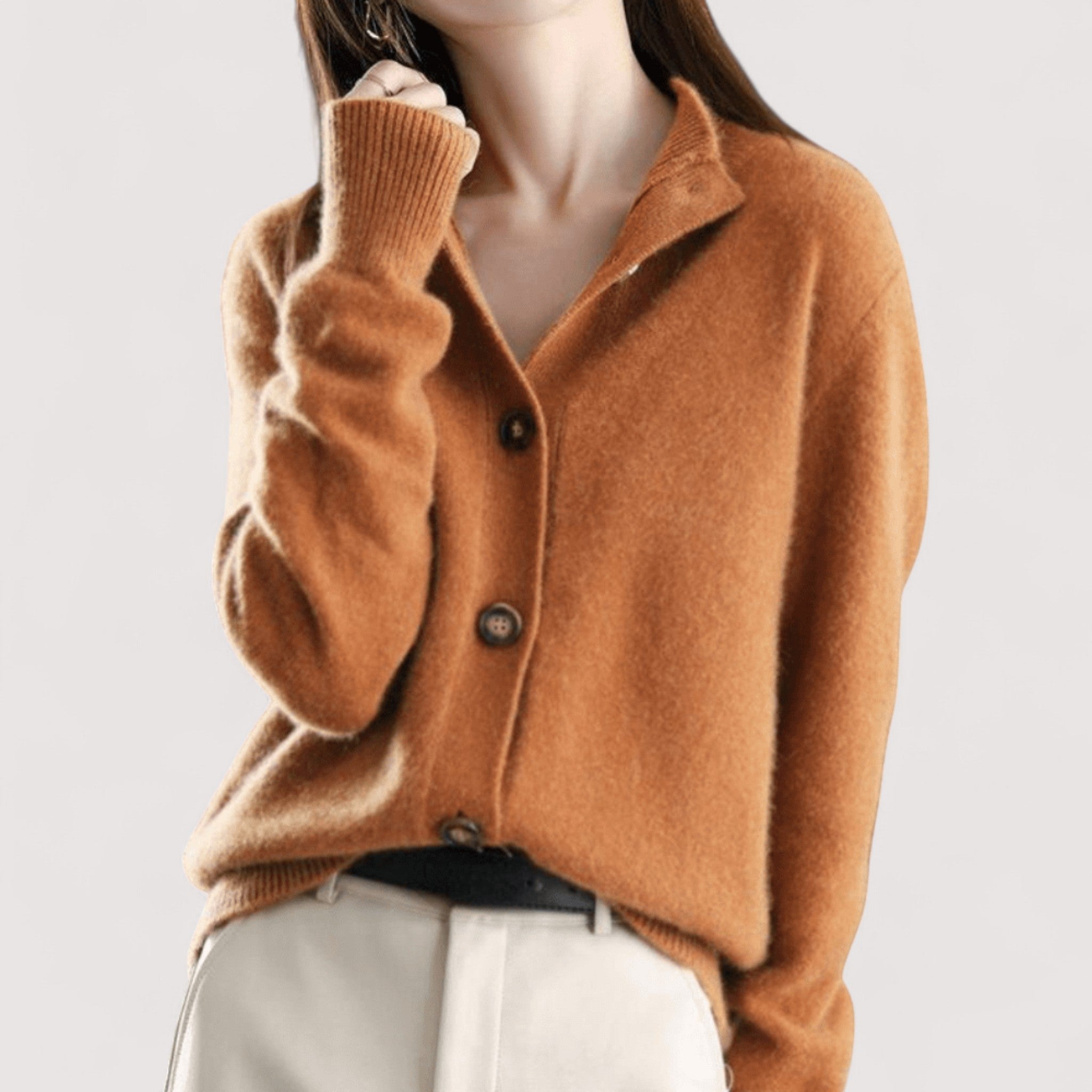 Annabelle | Elegantes Strickgilet aus feinstem Cashmere