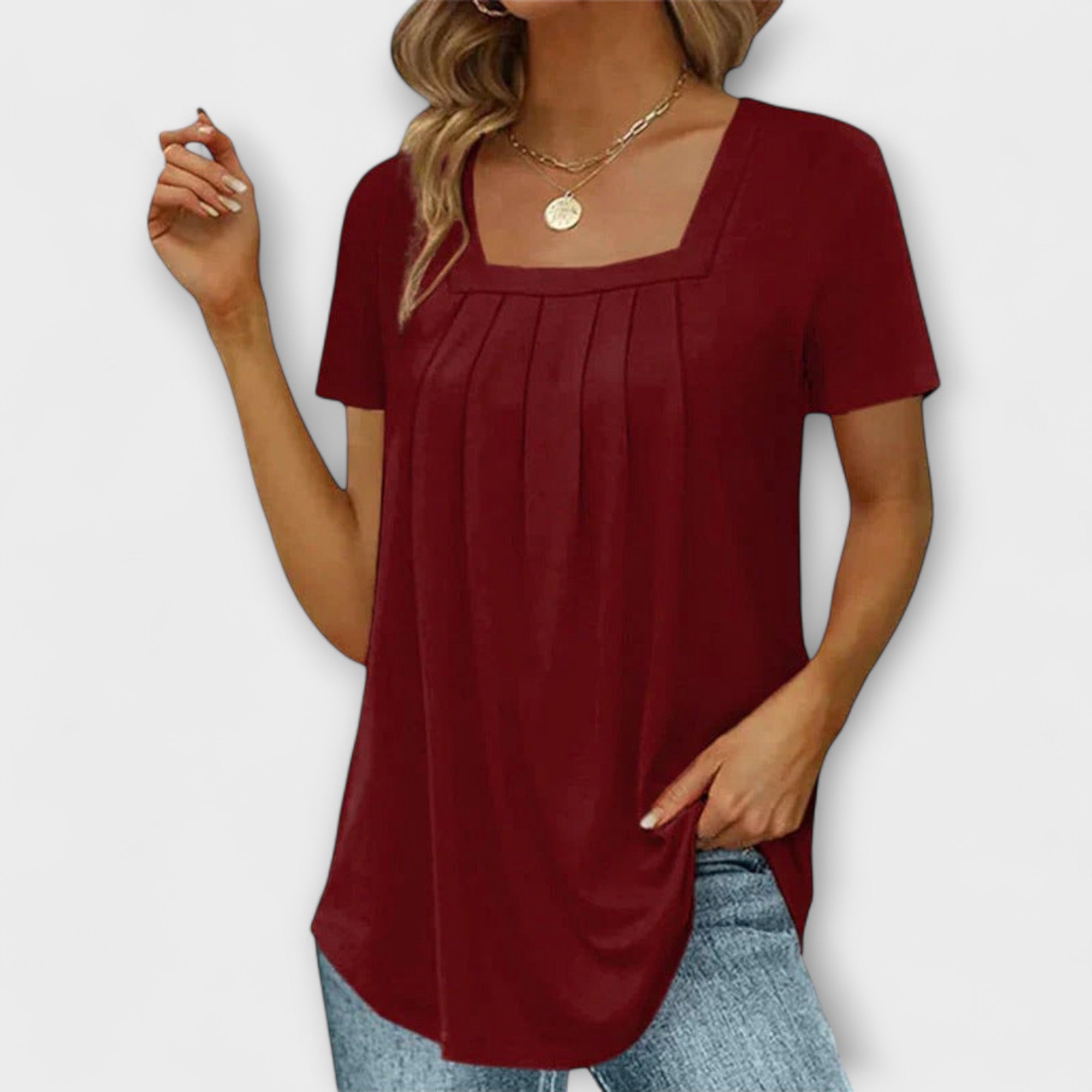 Anneliese | Elegante Damenbluse aus feinstem Stoff