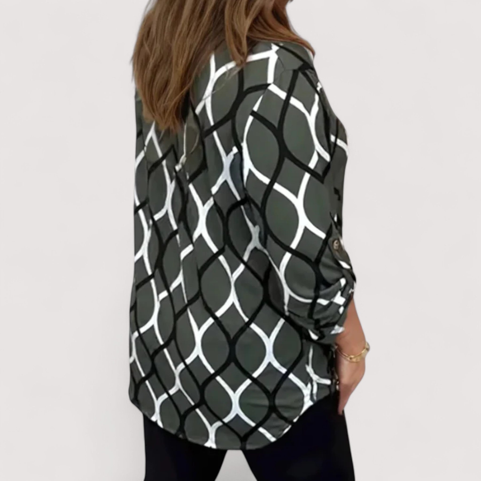 Noemi | Bluse mit exquisitem, kunstvollem Design