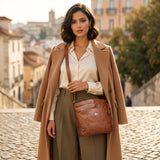 ALINA | Exquisite Schultertasche aus feinstem Leder