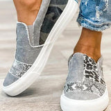 Catriona | Legere Leinenschuhe mit luxuriösem Leopardenmuster