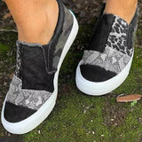 Catriona | Legere Leinenschuhe mit luxuriösem Leopardenmuster