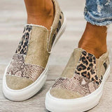 Catriona | Legere Leinenschuhe mit luxuriösem Leopardenmuster